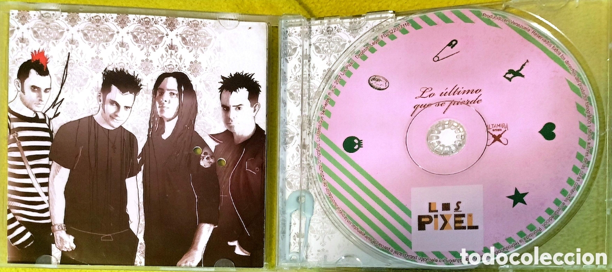 CDs de m&uacute;sica: CD Los Pixel - Lo &Uacute;ltimo Que Se Pierde - Foto 2