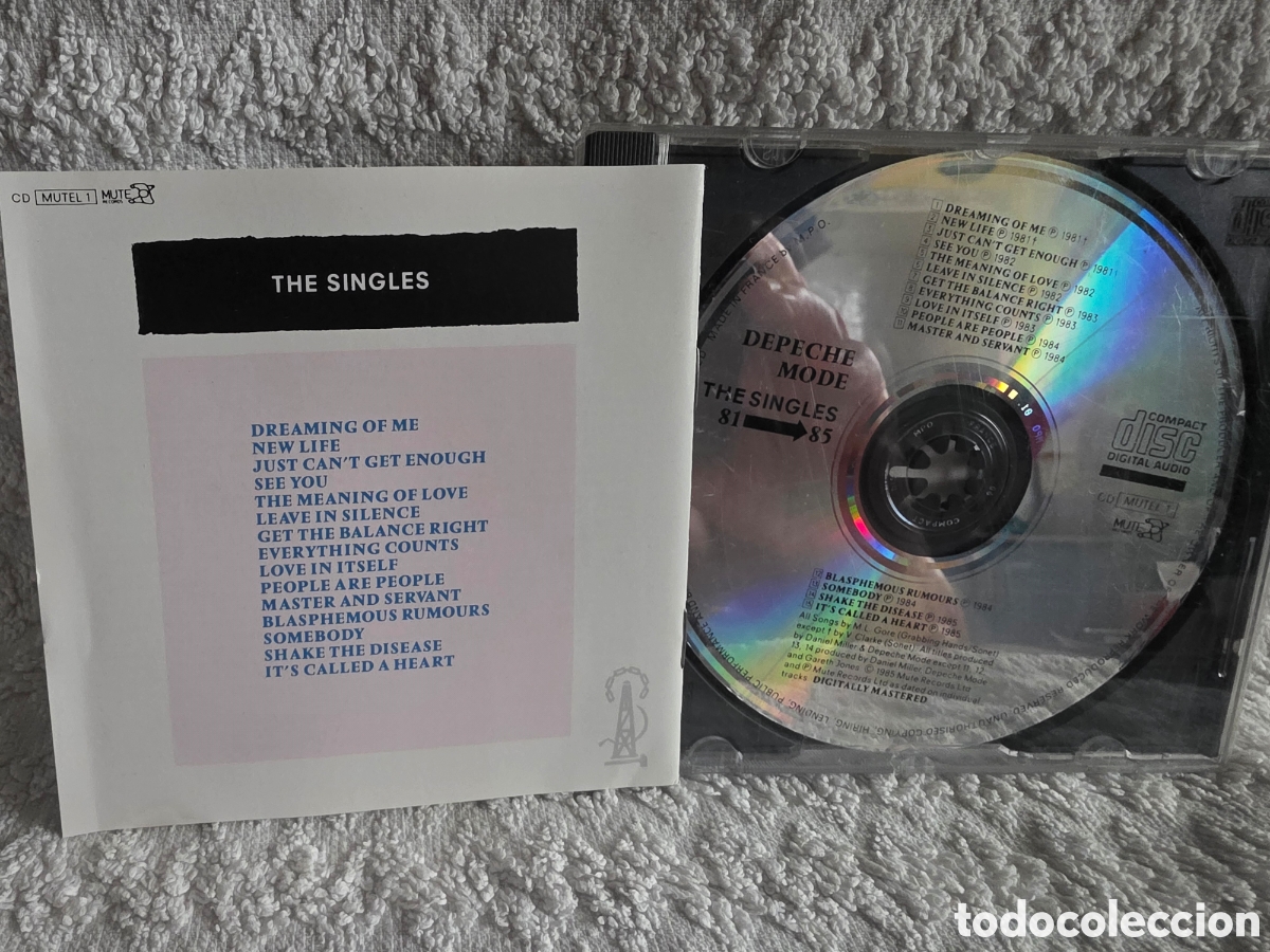 CDs de m&uacute;sica: DEPECHE MODE EN ESTA PRIMERA FOTO EST&Aacute; LA DIFERENCIA- RARO FRANCES