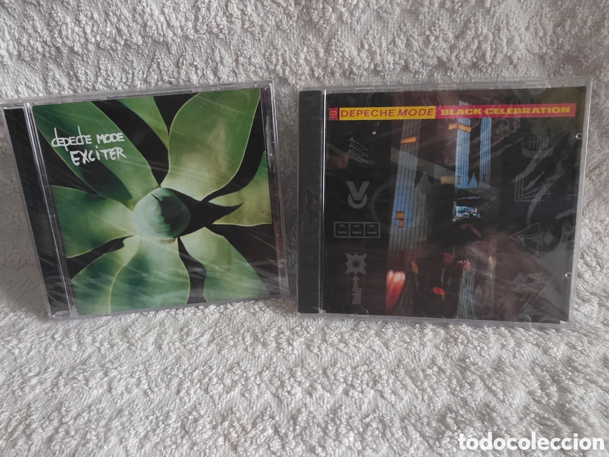 CDs de m&uacute;sica: DEPECHE MODE/ EXCITER / BLACK CELEBRATION PRESENTADOS- FRANCESES