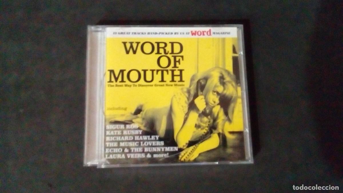 CDs de m&uacute;sica: CD-WORD OF MOUTH-THE BEST WAY TO DISCOVER GREAT NEW MUSIC-SIGUR ROS-KATE RUSBY-ECHO & THE BUNNYMEN..