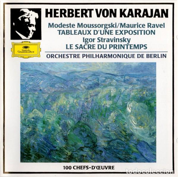 CDs de m&uacute;sica: Mussorgsky, Stravinsky - Herbert von Karajan - Tableaux D'Une Exposition, Le Sacre Du Printemps (CD)