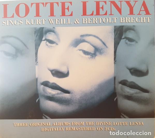 CDs de m&uacute;sica: Lotte Lenya &lrm;&ndash; Sings Kurt Weill & Bertolt Brecht- 3CD- DIGIPAK