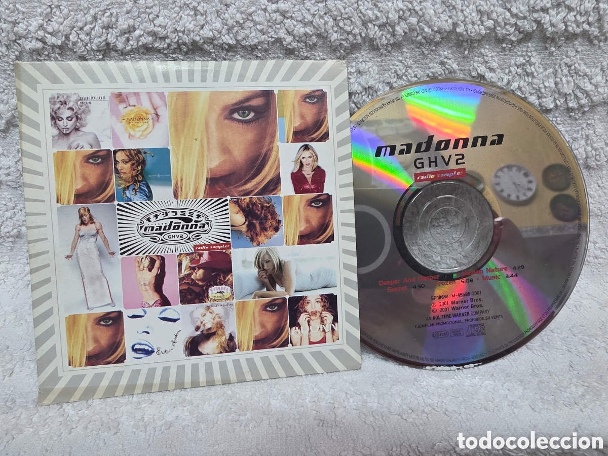 CDs de m&uacute;sica: MADONNA GHV2 EDICI&Oacute;N PROMOCIONAL ESPA&Ntilde;OLA