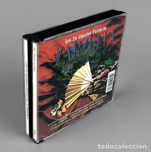 Musik-CDs: [DOBLE CD SET BOX]. ZARZUELA. LOS 24 GRANDES EXITOS. BERGANZA. ARAGALL. ARGENTA. AUSENSI.