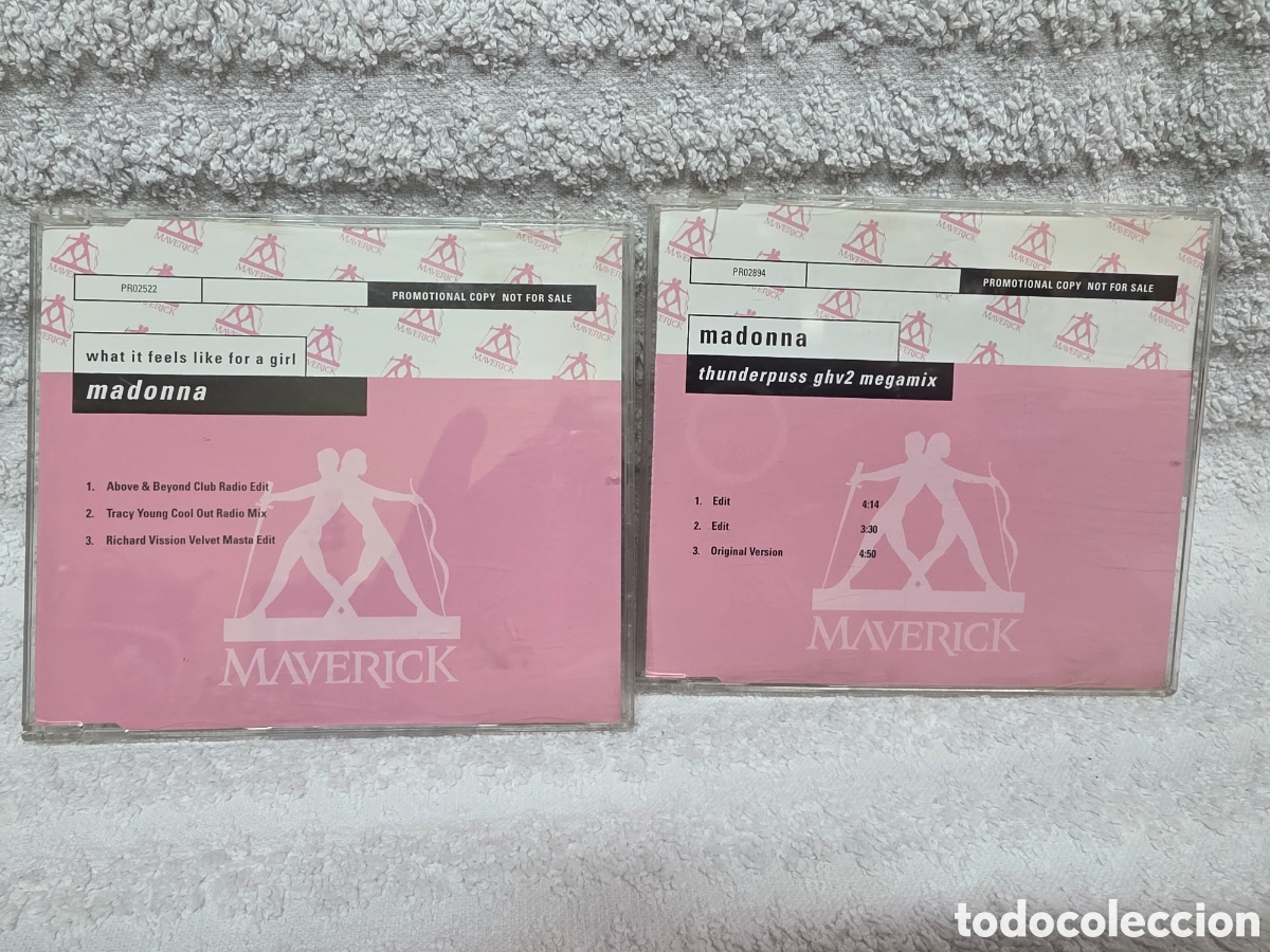 CDs de m&uacute;sica: MADONNA 2 CDs promocionales de colecci&oacute;n