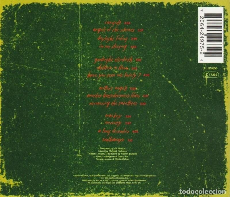 CDs de m&uacute;sica: COUNTING CROWS. RECOVERING THE SATELLITES. CD. - Foto 2