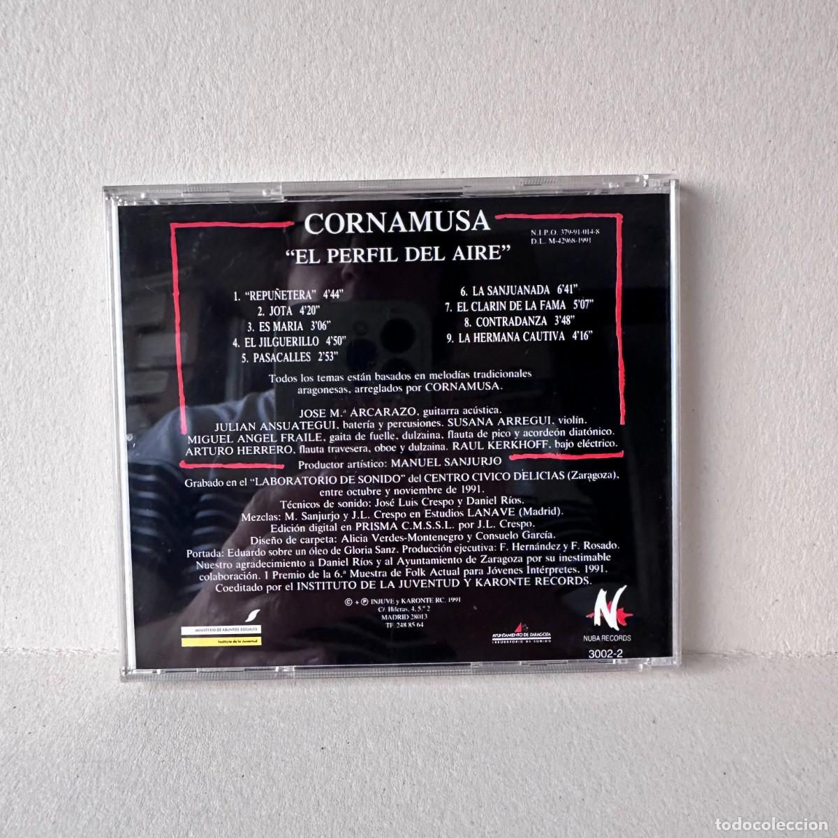 CDs de m&uacute;sica: Cornamusa - El Perfil Del Aire (CD) - Foto 2