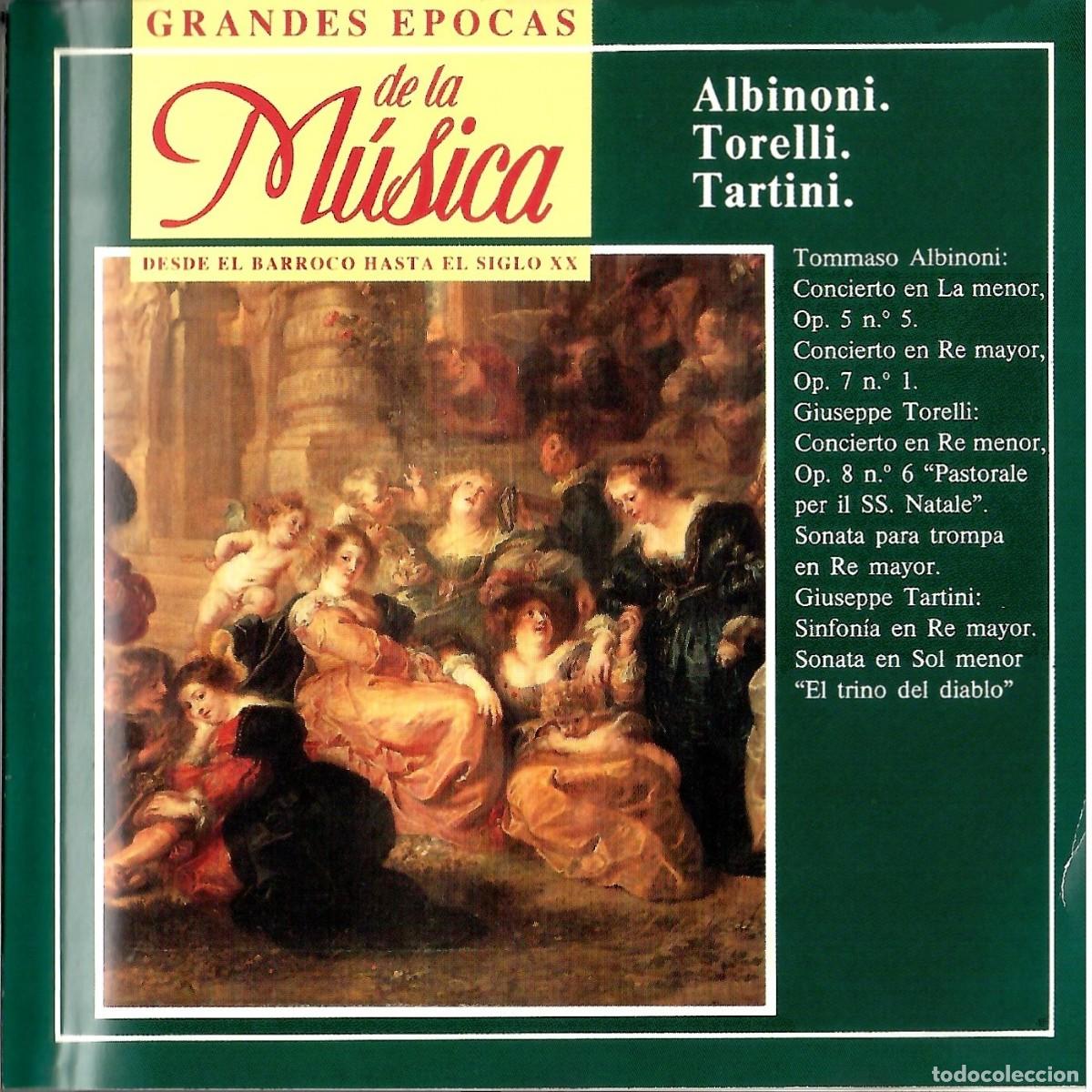 CDs de m&uacute;sica: CD Grandes &Eacute;pocas de la M&uacute;sica - Albinoni, Torelli, Tartini