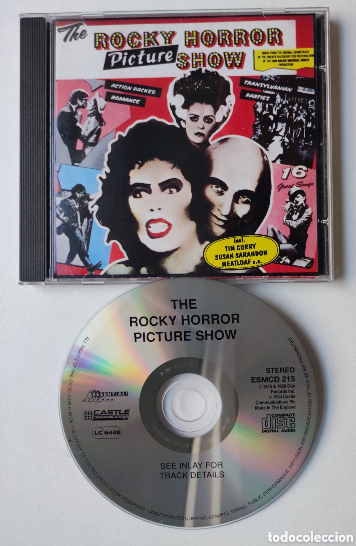 CDs de m&uacute;sica: CD BSO - THE ROCKY HORROR PICTURE SHOW / 1994 CD ODE RECORDS - EXCELENTE ESTADO