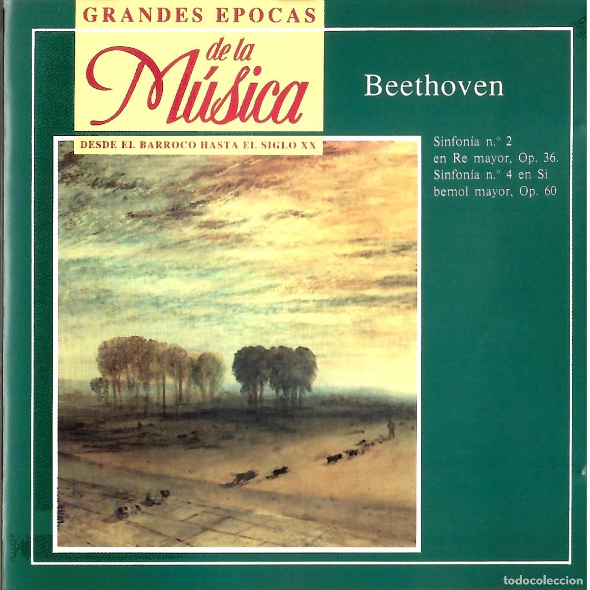 CDs de m&uacute;sica: CD Beethoven Sinfon&iacute;as 2 y 4 - Grandes &Eacute;pocas de la M&uacute;sica