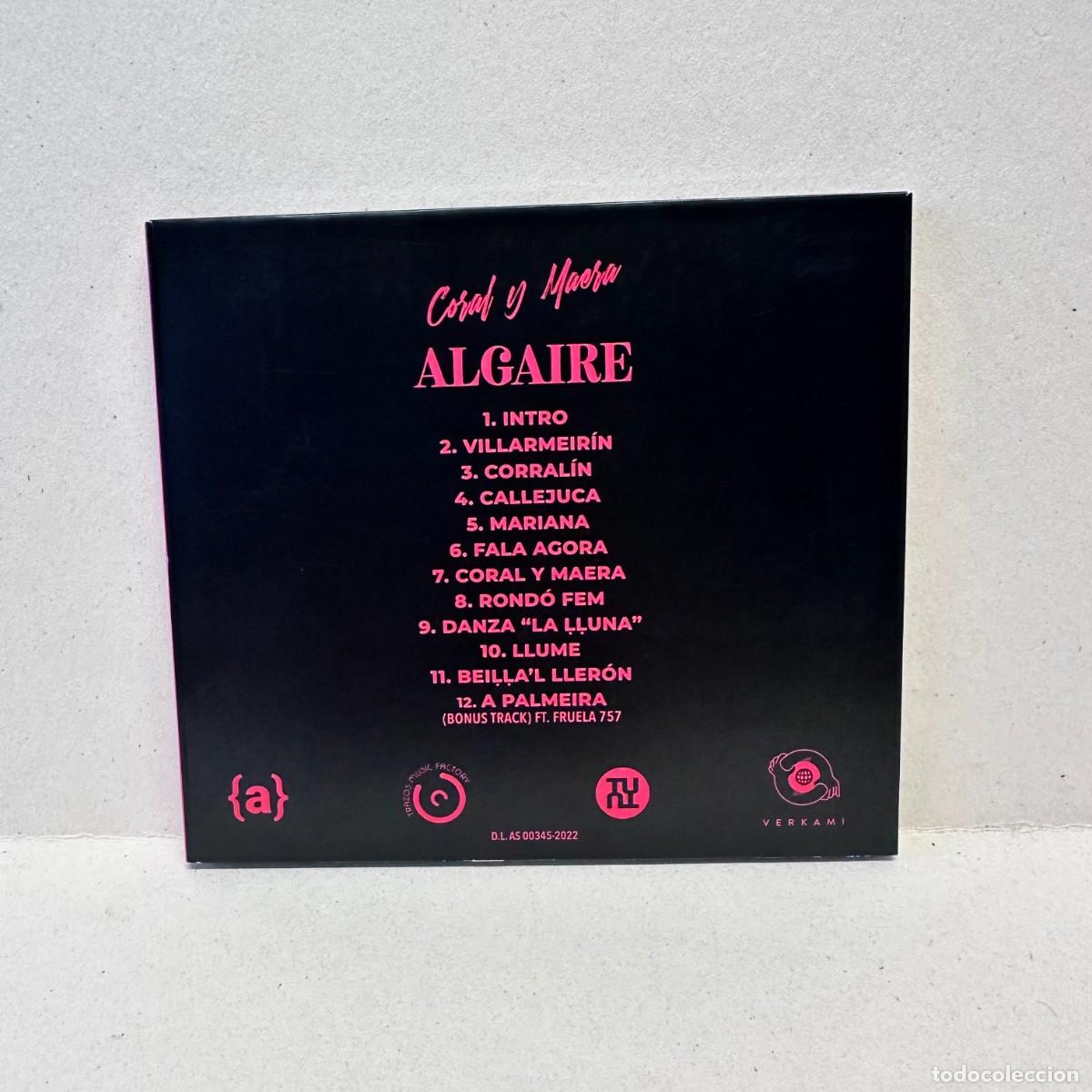 CDs de m&uacute;sica: Algaire - Coral y Maera (CD) - Foto 2
