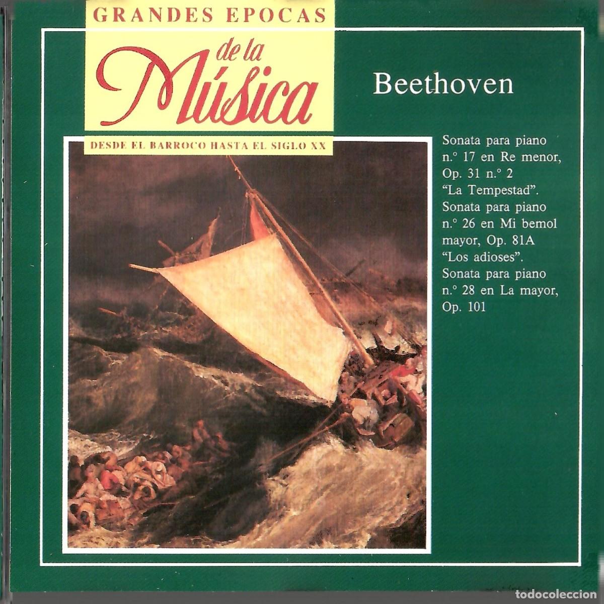 CDs de m&uacute;sica: CD Beethoven Sonatas para Piano - Grandes &Eacute;pocas de la M&uacute;sica
