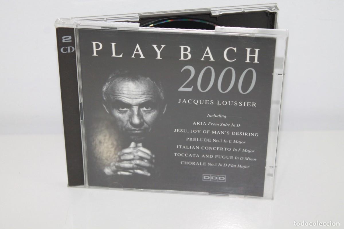 CDs de m&uacute;sica: JACQUES LOUSSIER PLAY BACH 2000 DOBLE CD - Foto 1
