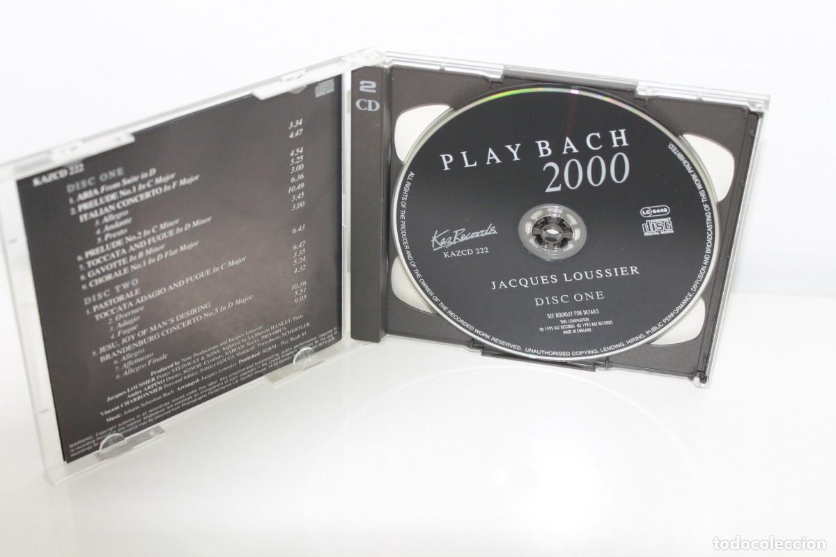 CDs de m&uacute;sica: JACQUES LOUSSIER PLAY BACH 2000 DOBLE CD - Foto 2