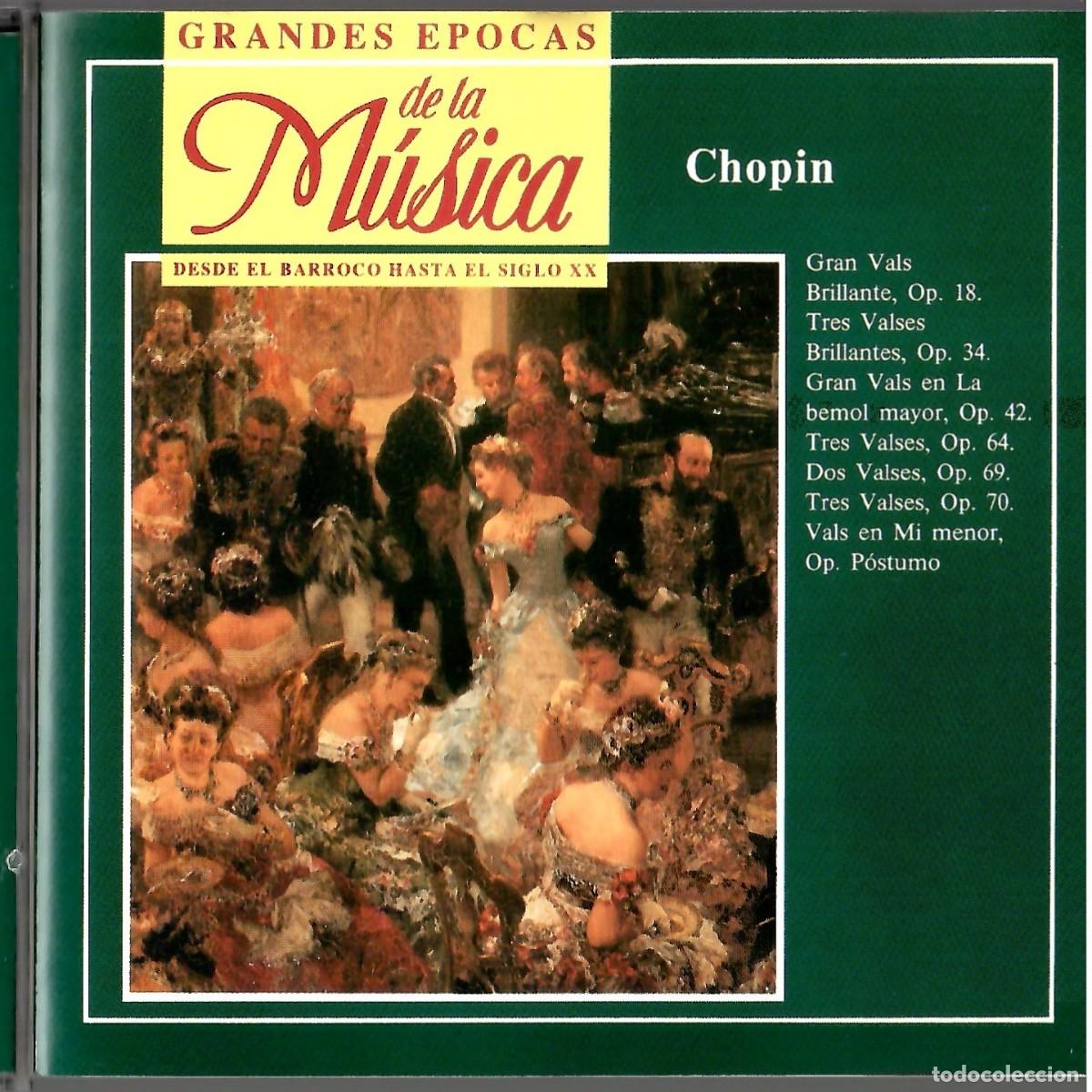 CDs de m&uacute;sica: CD Chopin Valses - Grandes &Eacute;pocas de la M&uacute;sica