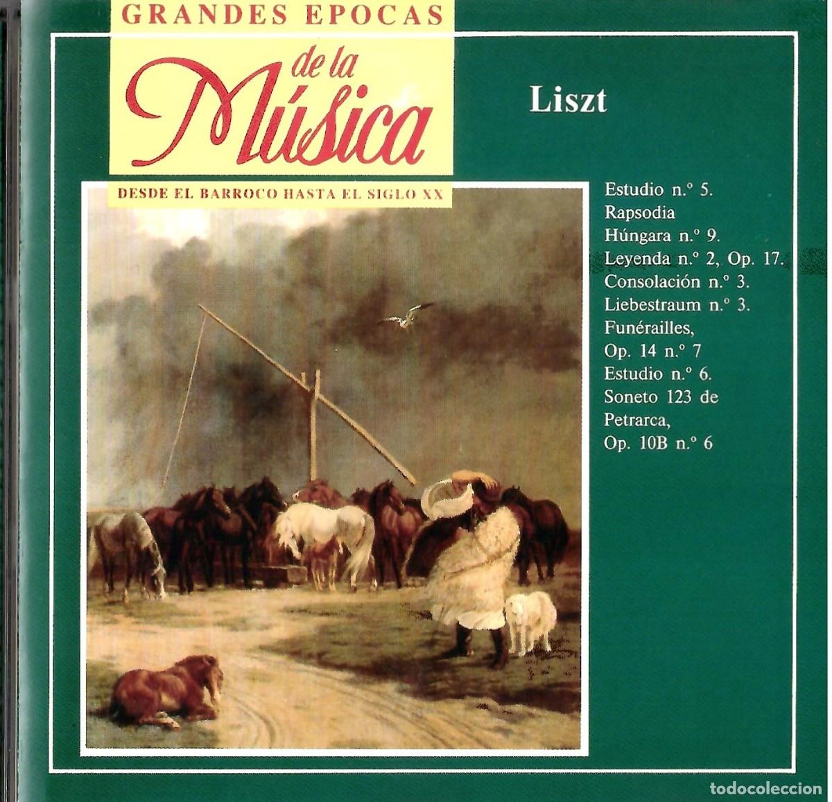 CDs de m&uacute;sica: CD Franz Liszt Piano - Grandes &Eacute;pocas de la M&uacute;sica