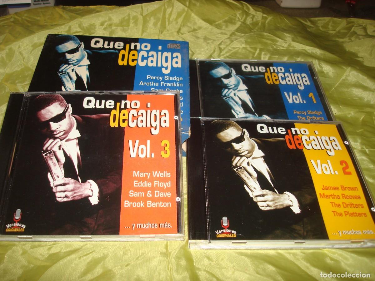 CDs de m&uacute;sica: QUE NO DECAIGA. LA MEJOR RECOPILACION MUSICA SOUL. 3 CD&acute;S. IMPECABLE (#)