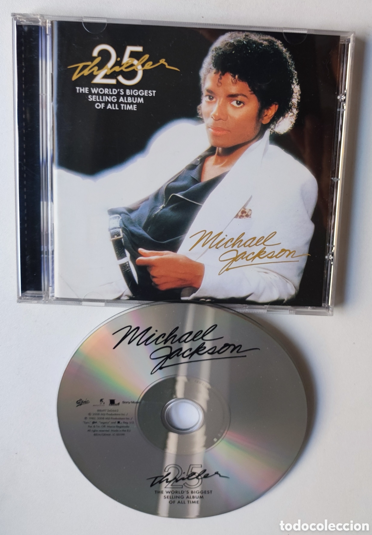 CDs de m&uacute;sica: MICHAEL JACKSON - THRILLER 25 ANIVERSARIO / CD 2008 EPIC & SONY MUSIC - EXCELENTE ESTADO