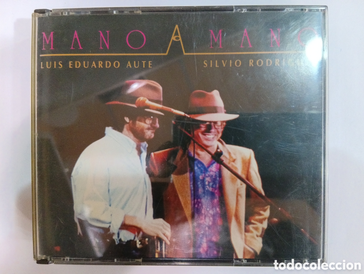 CDs de m&uacute;sica: CD Luis Eduardo Aute y Silvio Rodr&iacute;guez - Mano a mano. Edici&oacute;n espa&ntilde;ola