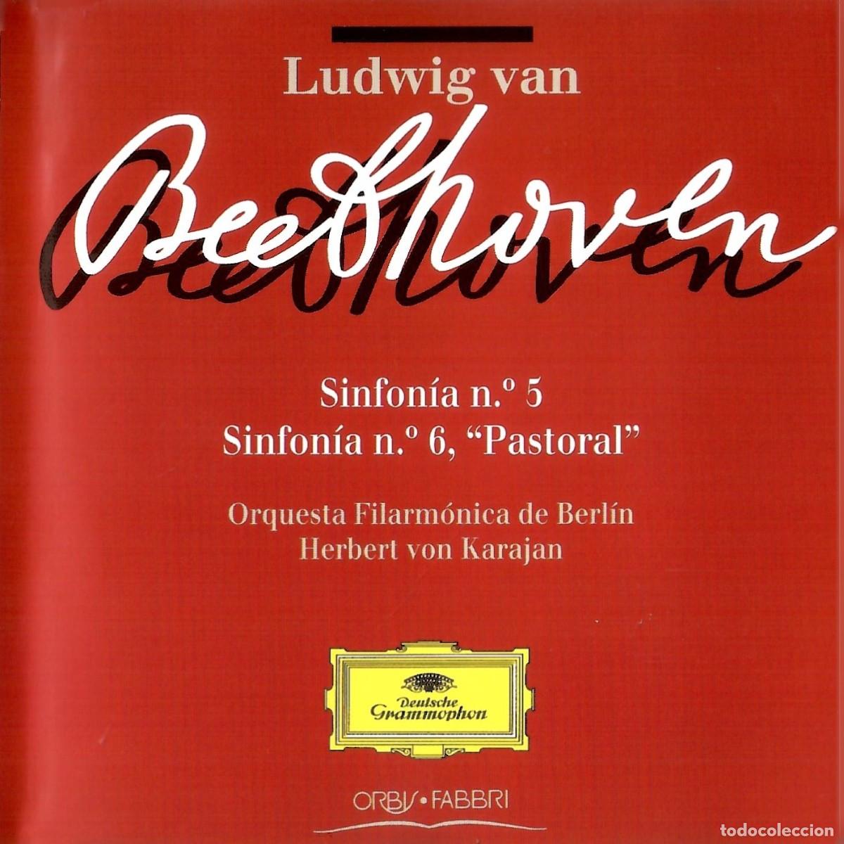 CDs de m&uacute;sica: CD Beethoven Sinfon&iacute;as 5 y 6 &rdquo;Pastoral&rdquo; - Karajan / Filarm&oacute;nica de Berl&iacute;n