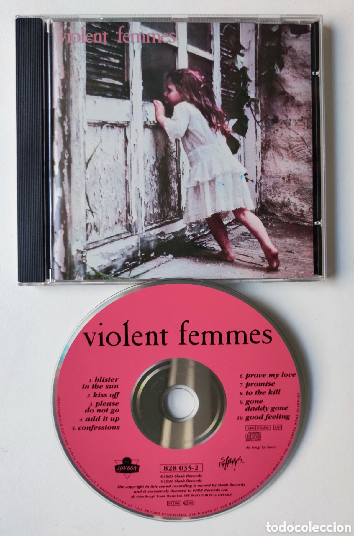 CDs de m&uacute;sica: CD 1991 - VIOLENT FEMMES / ALBUM HOM&Oacute;NIMO DEBUT 1983 - CD 1991 SIRE RECORDS