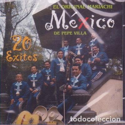 CDs de m&uacute;sica: Mariachi M&eacute;xico de Pepe Villa: 20 &Eacute;xitos- 7509995475457