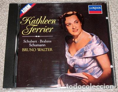 CDs de m&uacute;sica: Kathleen Ferrier - Schubert / Brahms / Schumann- 0028941461124