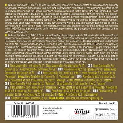 CDs de m&uacute;sica: Plays Beethoven: Sonatas & Variations & The Complete Concertos- 4053796003881