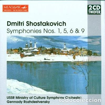 CDs de m&uacute;sica: Shostakovich: Symphonies Nos. 1, 5, 6 & 9- 0743214961124