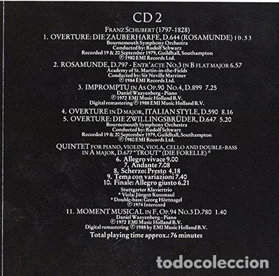 CDs de m&uacute;sica: Schubert: Rosamunde - Ouverturen - Impromptu - Quintet- 0724357029025