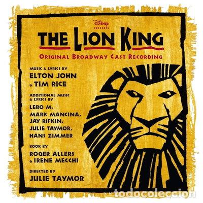 CDs de m&uacute;sica: The Lion King - Original Broadway Cast Recording- 0094635321623