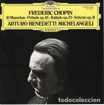 CDs de m&uacute;sica: Chopin: 10 Mazurkas; Pr&eacute;lude Op.45; Ballade Op.23; Scherzo Op.31- 0028941344922