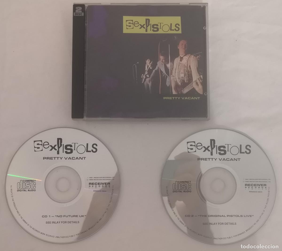 CDs de m&uacute;sica: (1) CD SEX PISTOLS PRETTY VACANT (BOOTLEG) 1991
