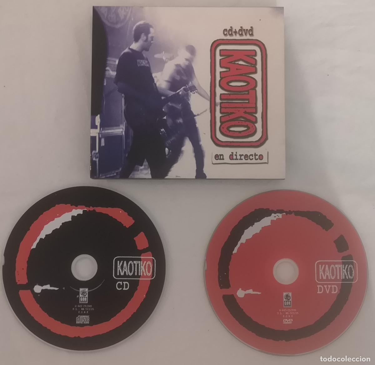 CDs de m&uacute;sica: (1) CD KAOTIKO EN DIRECTO 2005
