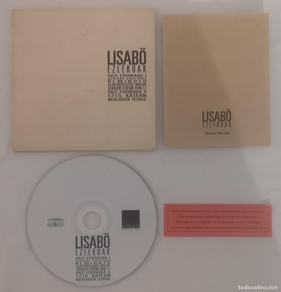 CDs de m&uacute;sica: (1) CD LISAB&Ouml; EZLEKUAK 2007