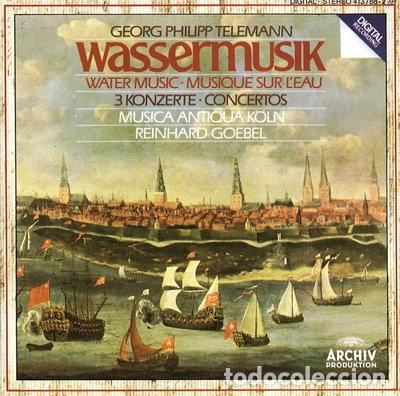 CDs de m&uacute;sica: Telemann: Water Music; 3 Concertos- 0028941378828