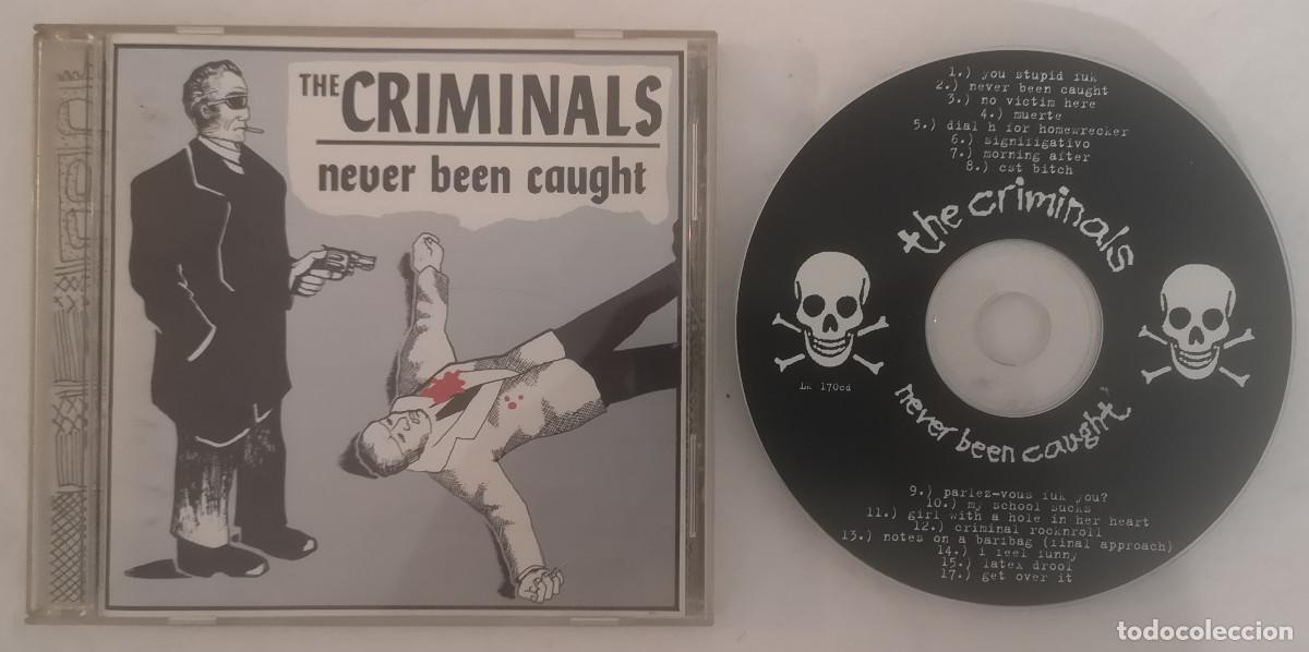 CDs de m&uacute;sica: (1) CD THE CRIMINALS NEVER BEEN CAUGHT 1997
