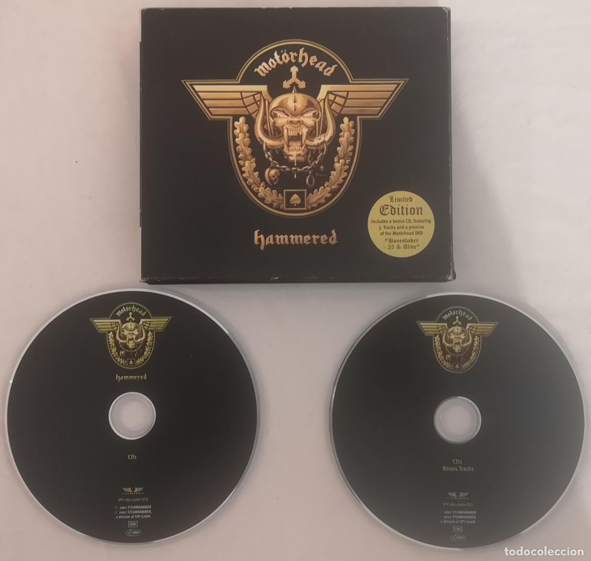 CDs de m&uacute;sica: (1) CD MOTORHEAD HAMMERED 2002