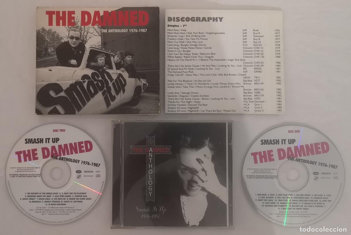 CDs de m&uacute;sica: (1) CD THE DAMNED SMASH IT UP THE ANTHOLOGY 1976-1987