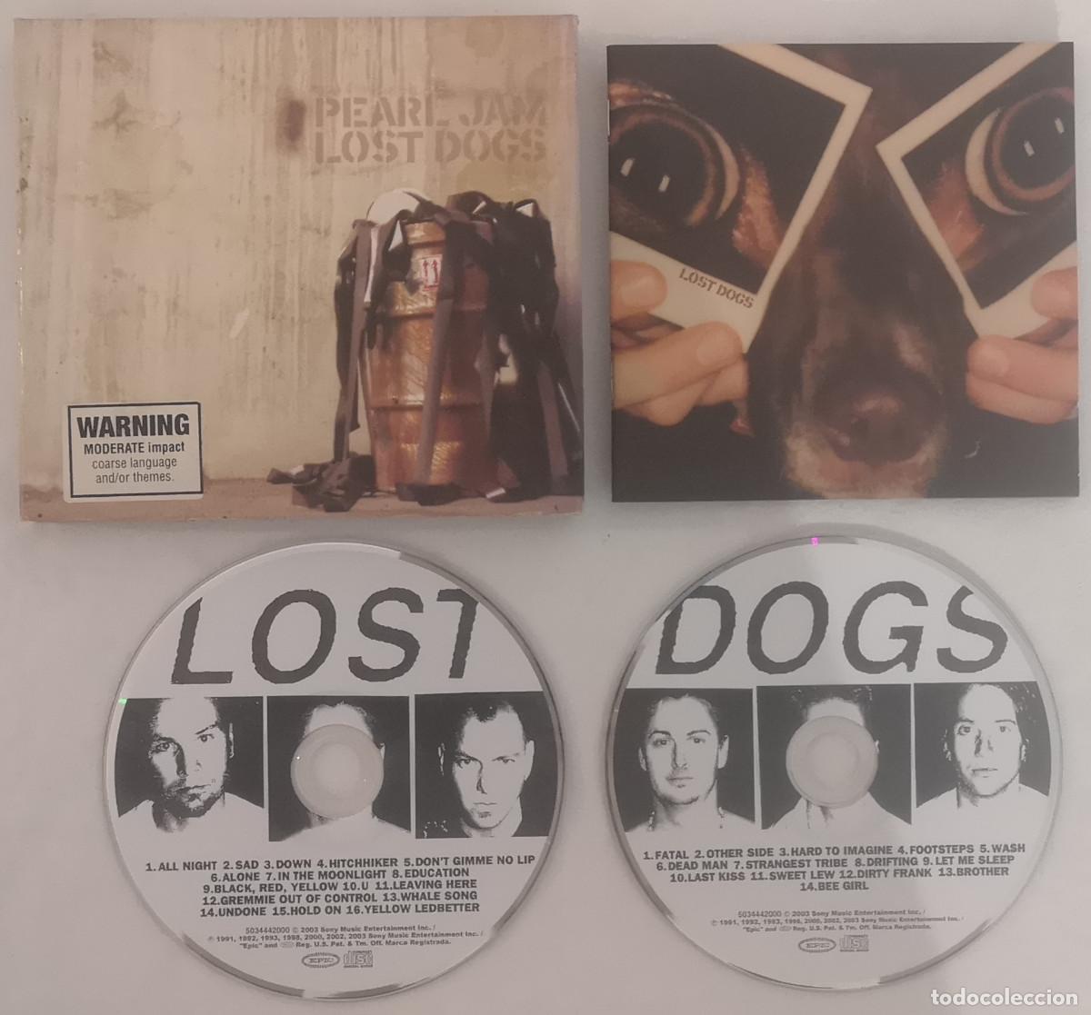 CDs de m&uacute;sica: (1) CD PEARL JAM LOST DOGS 2003