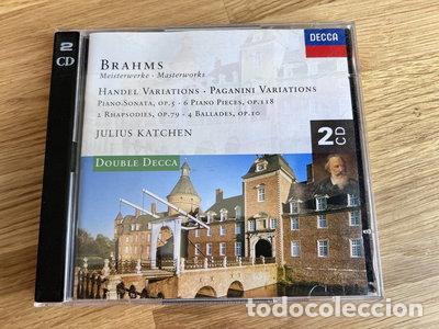 CDs de m&uacute;sica: Brahms: Handel Variations, Paganini Variations- 0028945233826