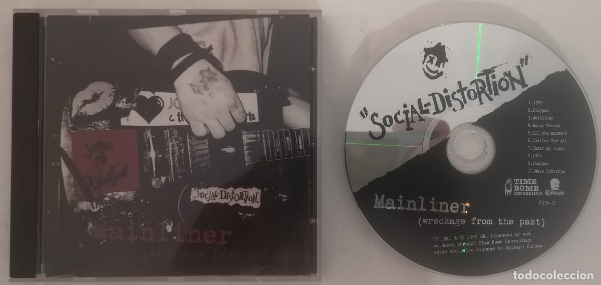 CDs de m&uacute;sica: (1) CD MAINLINER SOCIAL DISTORTION