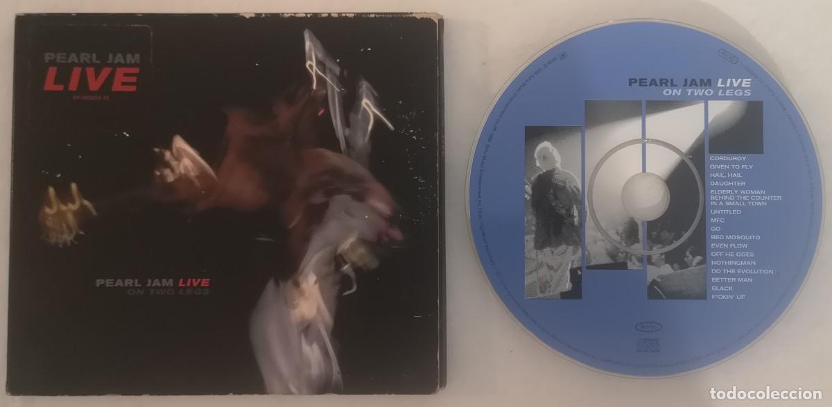 CDs de m&uacute;sica: (1) CD PEARL JAM LIVE ON TWO LEGS 1998