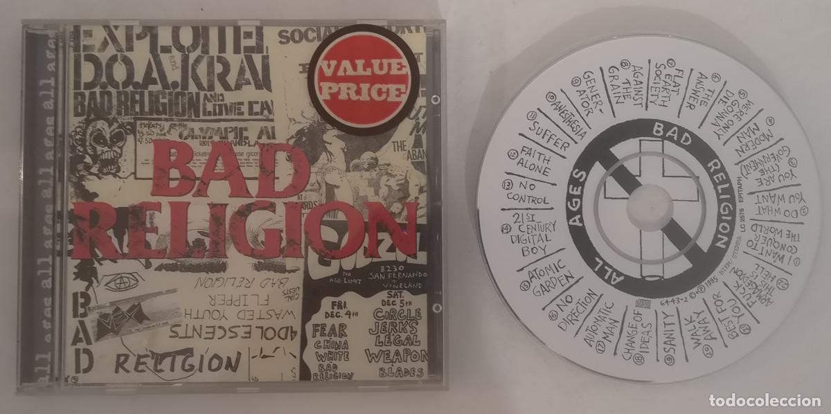 CDs de m&uacute;sica: (2) CD BAD RELIGION ALL AGES 1995