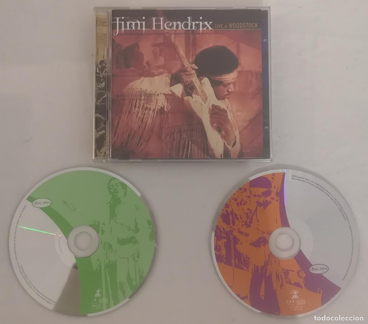 Musik-CDs: (2) CD JIMI HENDRIX LIVE AT WOODSTOCK 1999