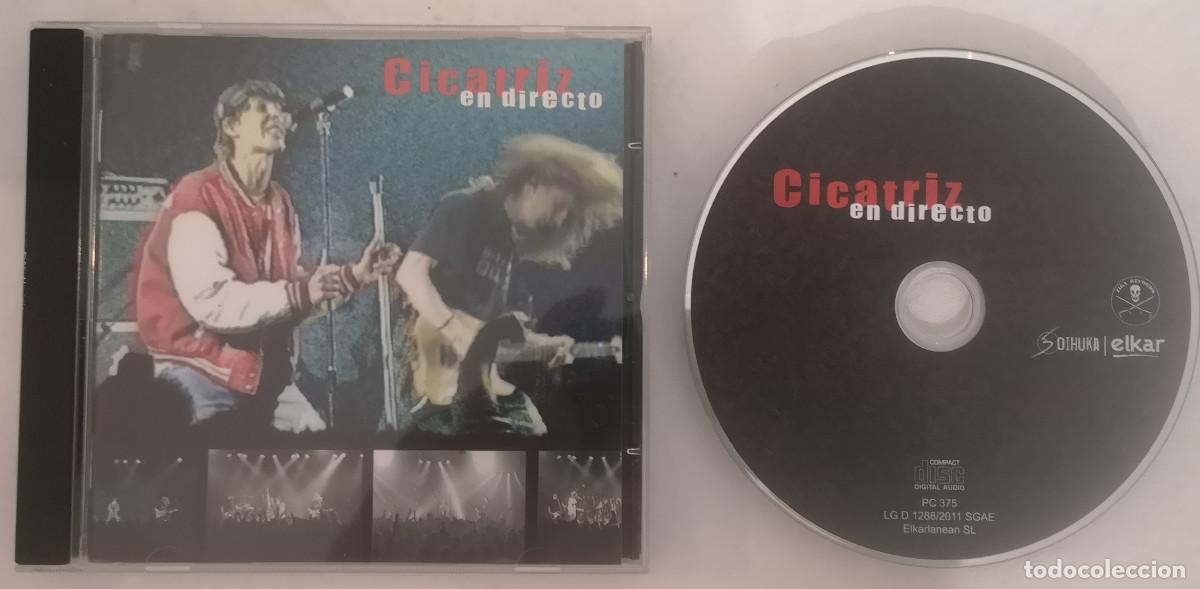 CDs de m&uacute;sica: (2) CD CICATRIZ EN DIRECTO 2011