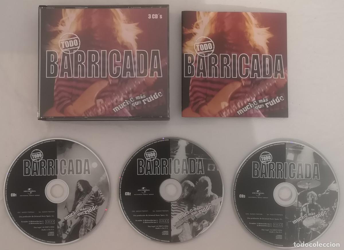 CDs de m&uacute;sica: (2) CD BARRICADA MUCHO M&Aacute;S QUE RUIDO 2006
