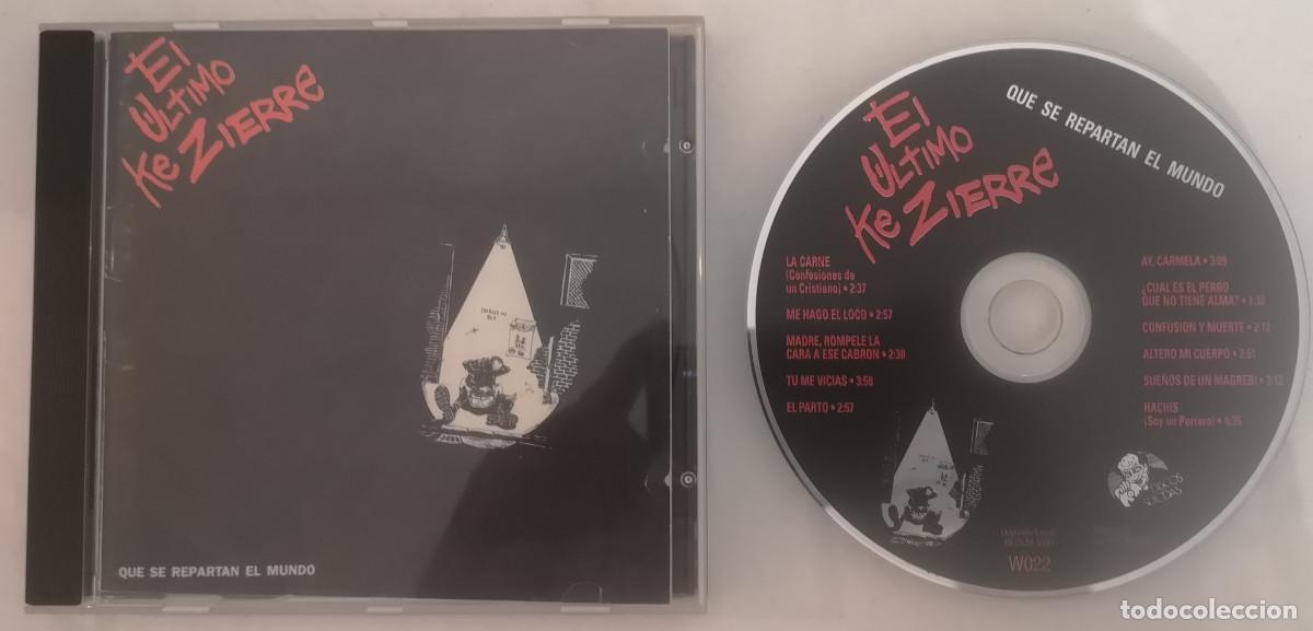 CDs de m&uacute;sica: (2) CD EL &Uacute;LTIMO KE ZIERRE QUE SE REPARTAN EL MUNDO 1993