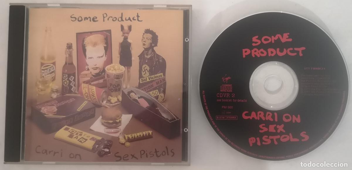 CDs de m&uacute;sica: (2) CD SEX PISTOLS SOME PRODUCT CARRI ON 1993