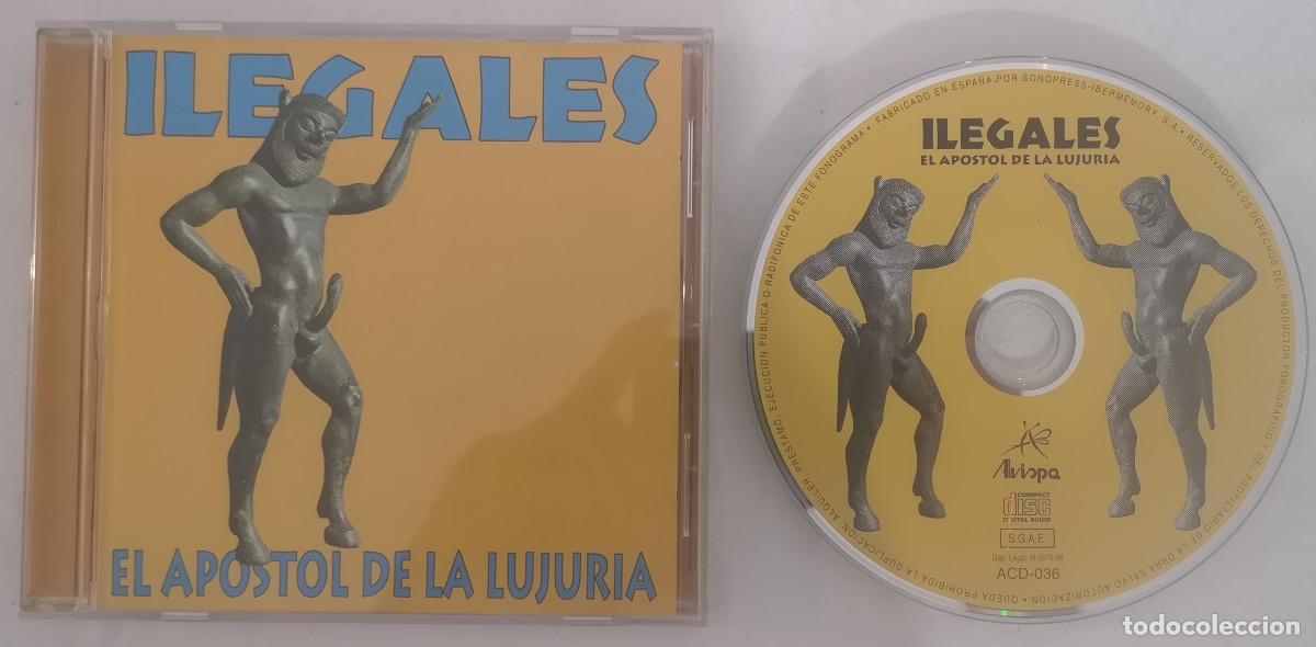 CDs de m&uacute;sica: (2) CD ILEGALES EL AP&Oacute;STOL DE LA LUJURIA 1998